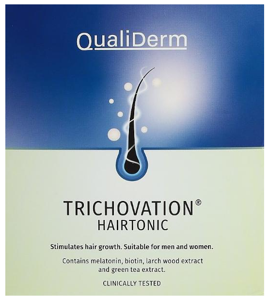 QualiDerm Trichovation Tonic Dispenser, für kräftigeres, volleres Haar (3x75ml)