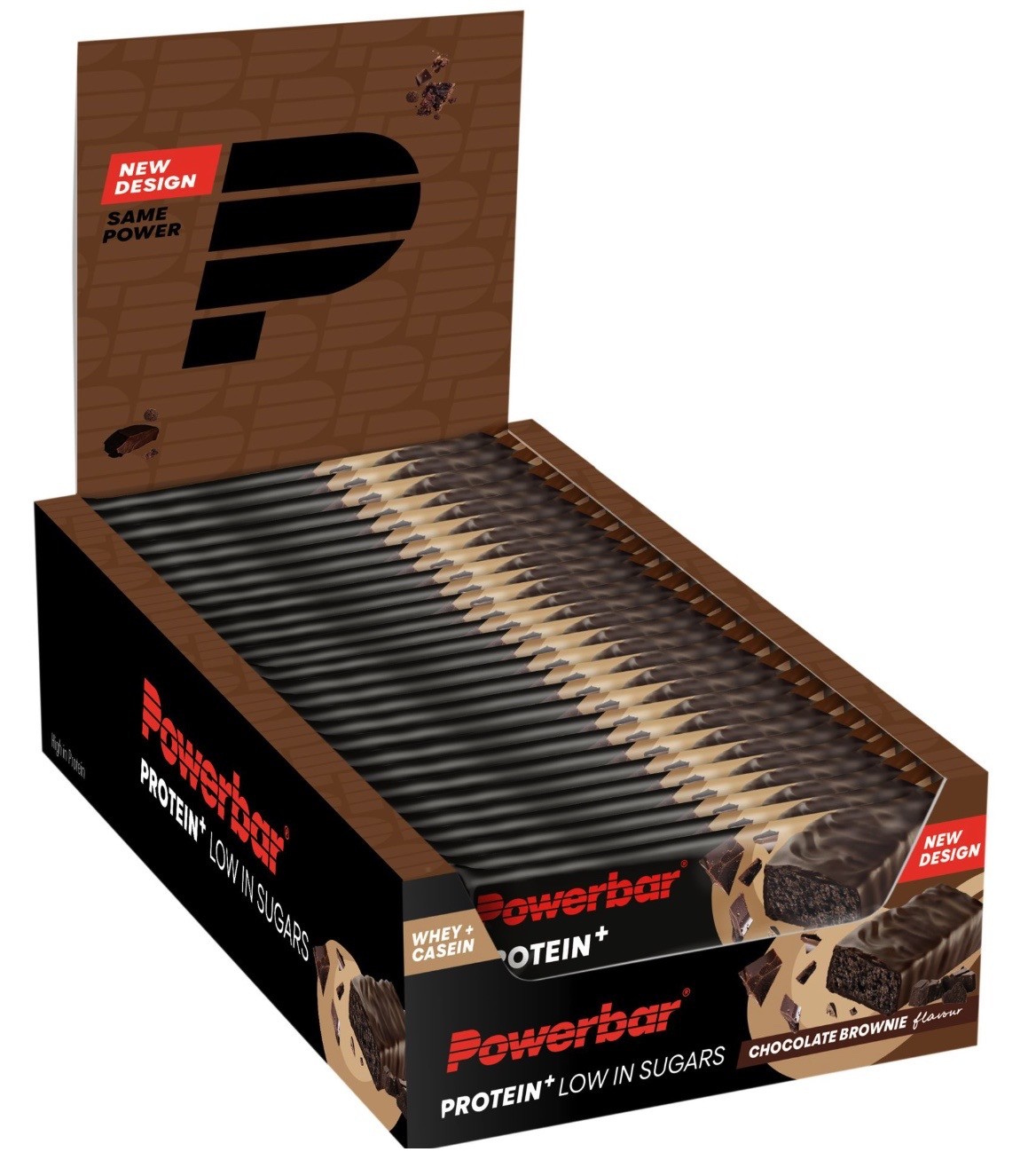 Powerbar Protein+ Low Sugar Bar Chocolate Brownie (16x35g)