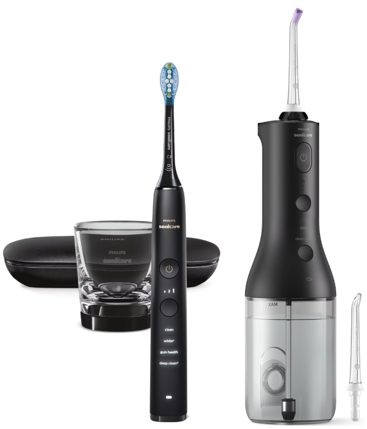 Philips Sonicare Combo DC 9000 Power Flosser schwarz (1 Stk)