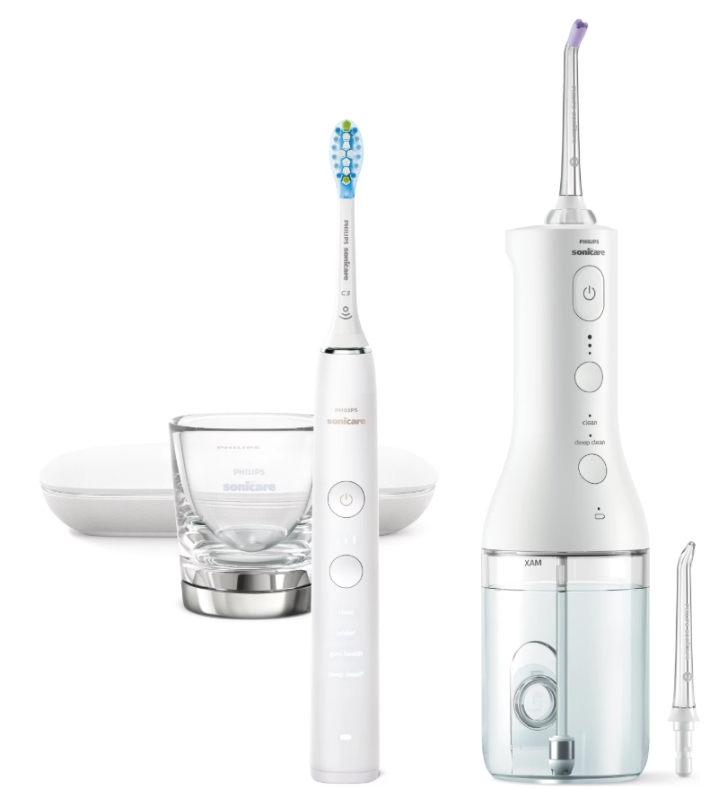 Philips Sonicare Combo DC 9000 Power Flosser, weiss (1 Stk)