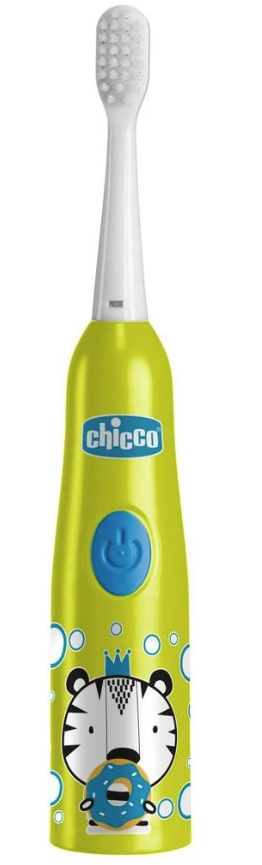 Chicco Elektrische Kinderzahnbürste mit Tiger-Motiv, ab 3 Jahren (1 Stk)