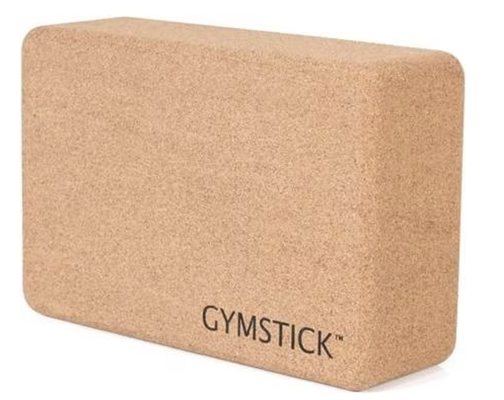 Gymstick Yoga Korkblock für Faszientraining (1 Stk)