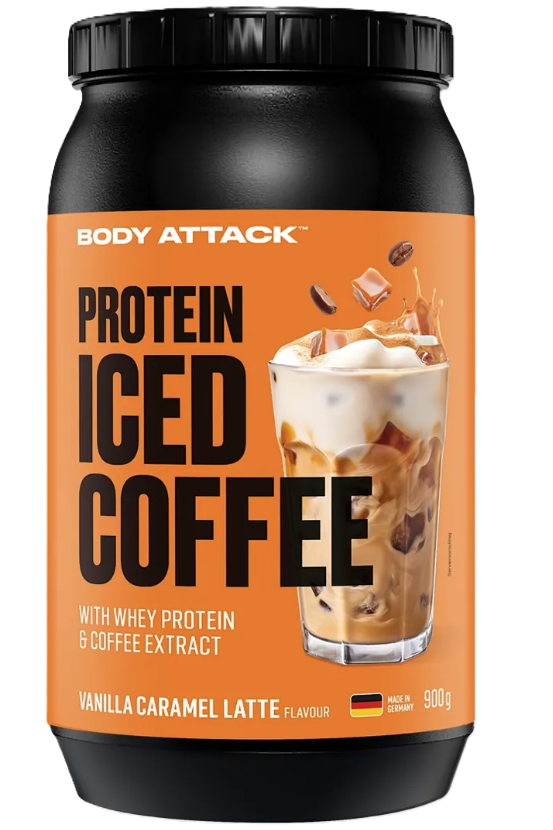 BODY ATTACK Protein Iced Coffee Vanilla Caramel Latte (900g)