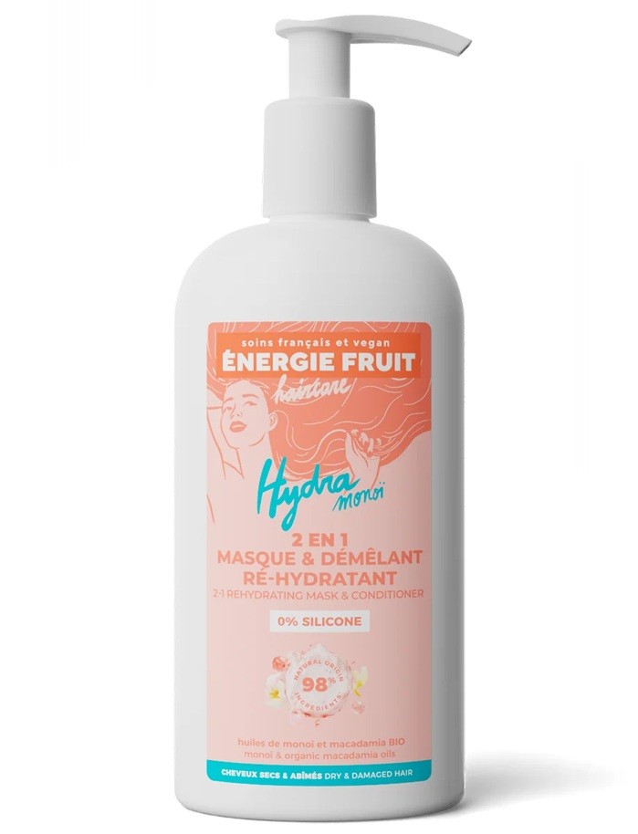 Energie Fruit 2-in-1 Silikonfreie Maske für geschädigtes Haar (300ml)