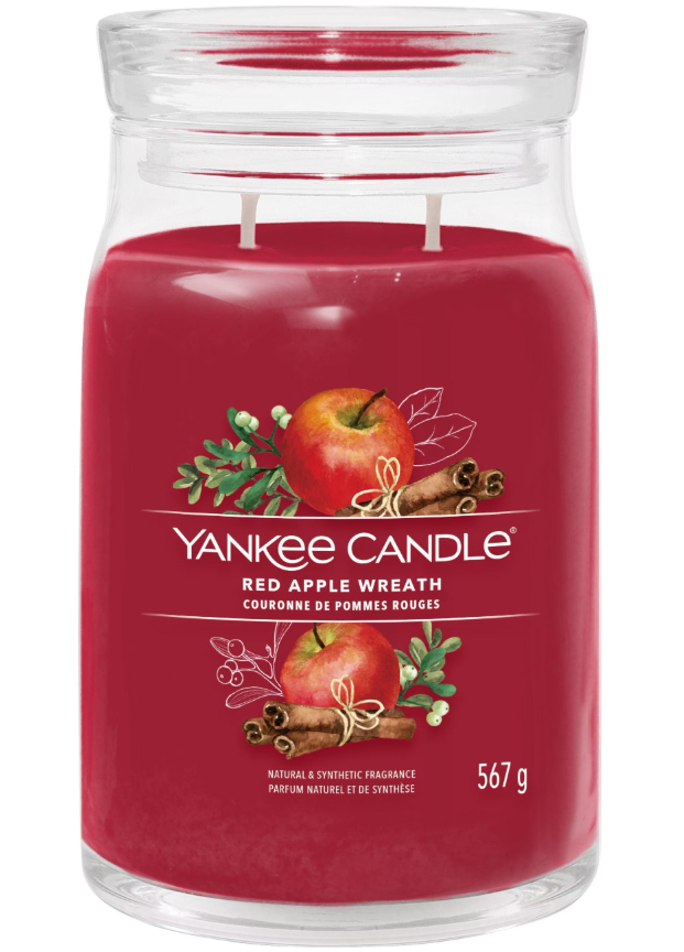 Yankee Candle Red Apple Wreath Duftkerze (567g)