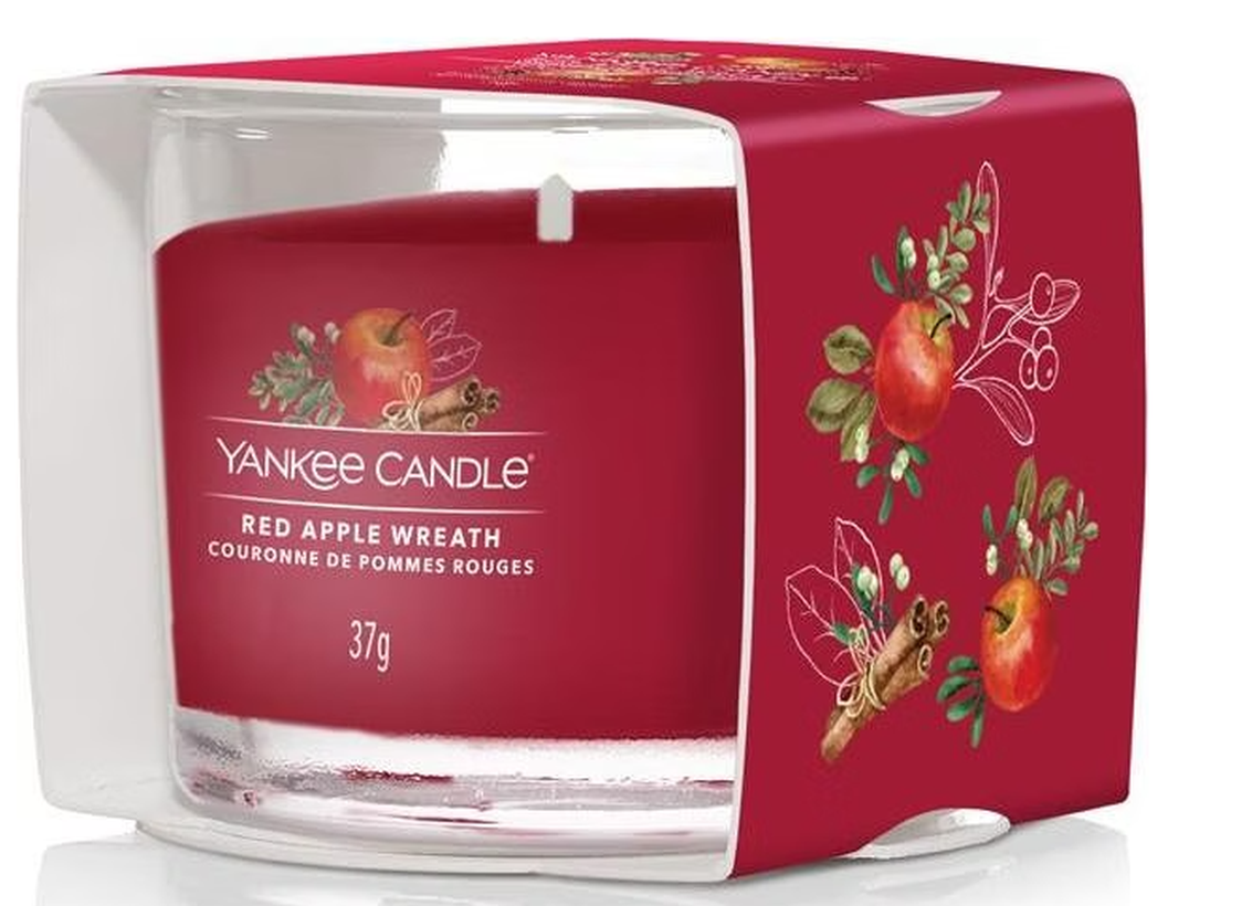 Yankee Candle Red Apple Wreath gefüllte Votivkerze (37g)