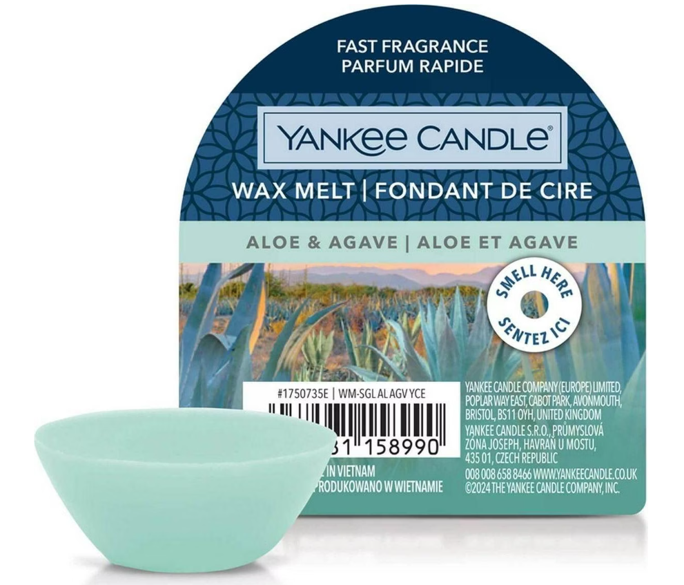 Yankee Candle Duftwachsplättchen Aloe & Agave (1 Stk)