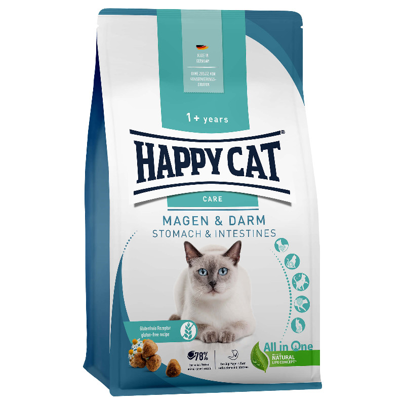 Happy Cat Care Trockenfutter Magen & Darm 1.3kg
