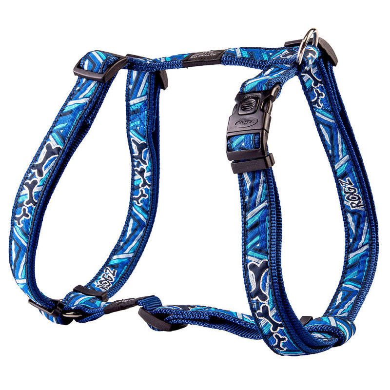 Rogz Harnais pour chiens Fancy Dress Scooter CD M 32-52cm bleu