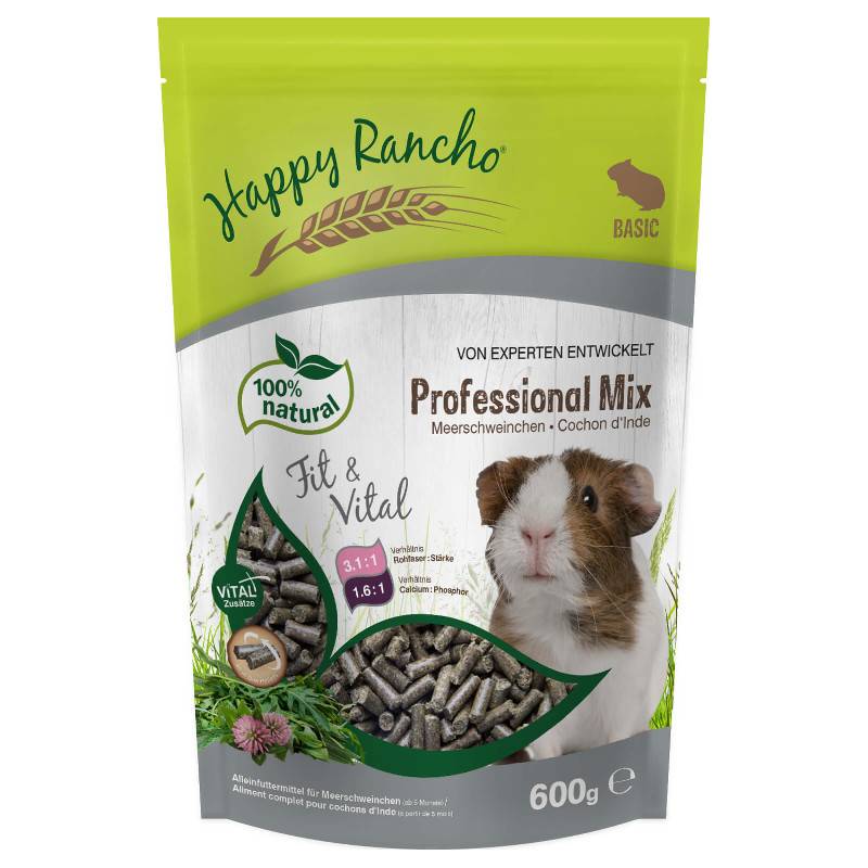 Happy Rancho Professional Mix Meerschweinchenfutter 600g