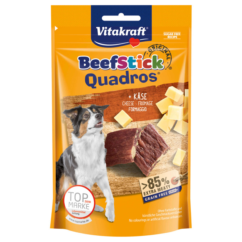 Vitakraft Beef-Stick Quadros Käse