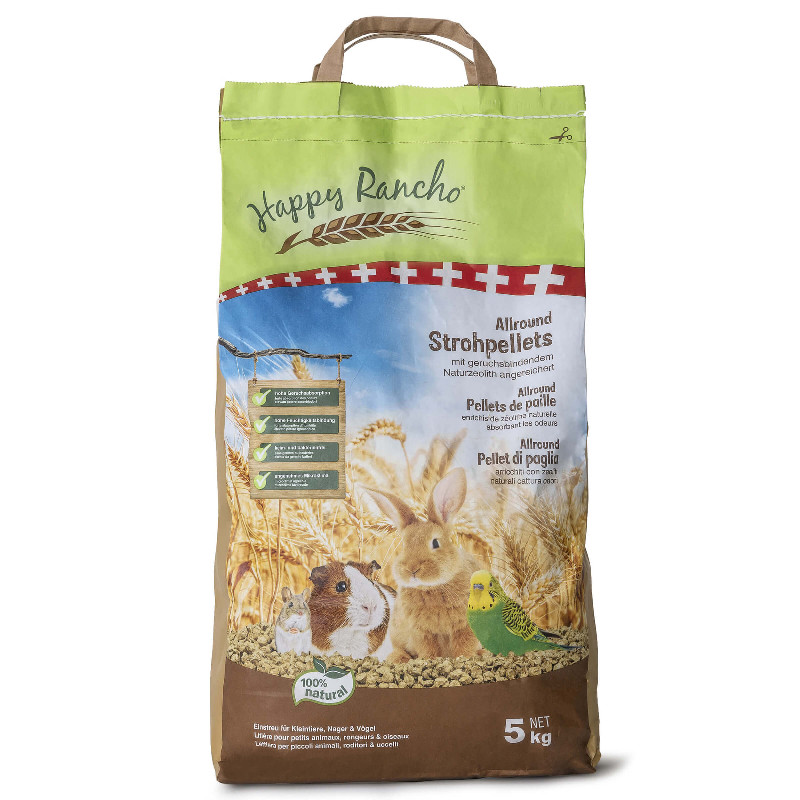 Happy Rancho Granulés de paille 5kg