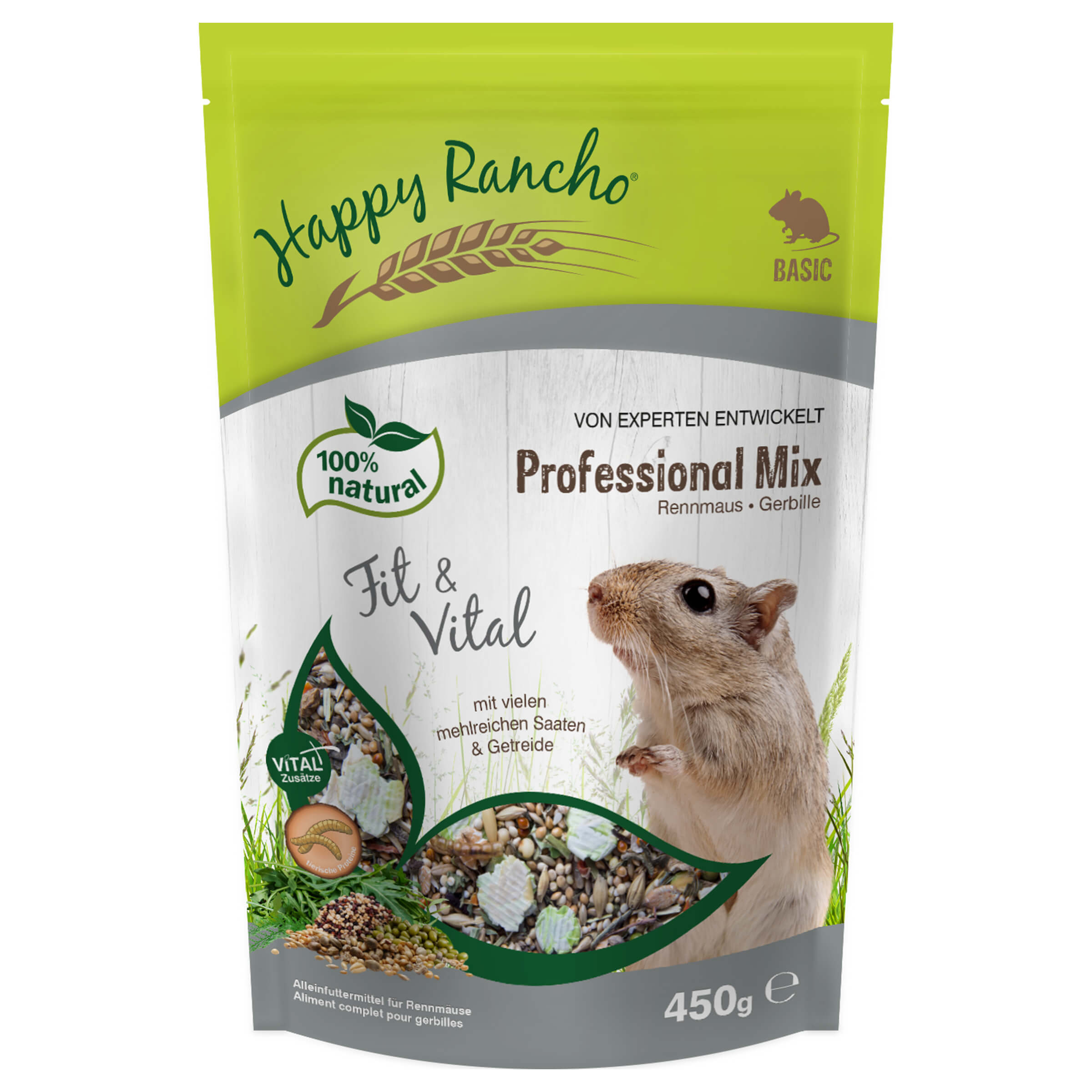 Happy Rancho Professional Mix Rennmausfutter 450g