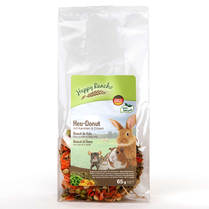Happy Rancho Nagersnack Donut mit Karotten & Erbse