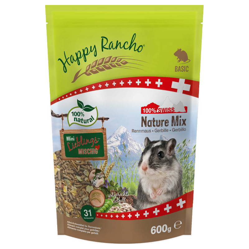 Happy Rancho Swiss Nature Mix Rennmaus 600g
