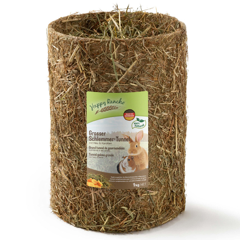 Happy Rancho Nagersnack Schlemmertunnel für Meerschweinchen & Kaninchen
