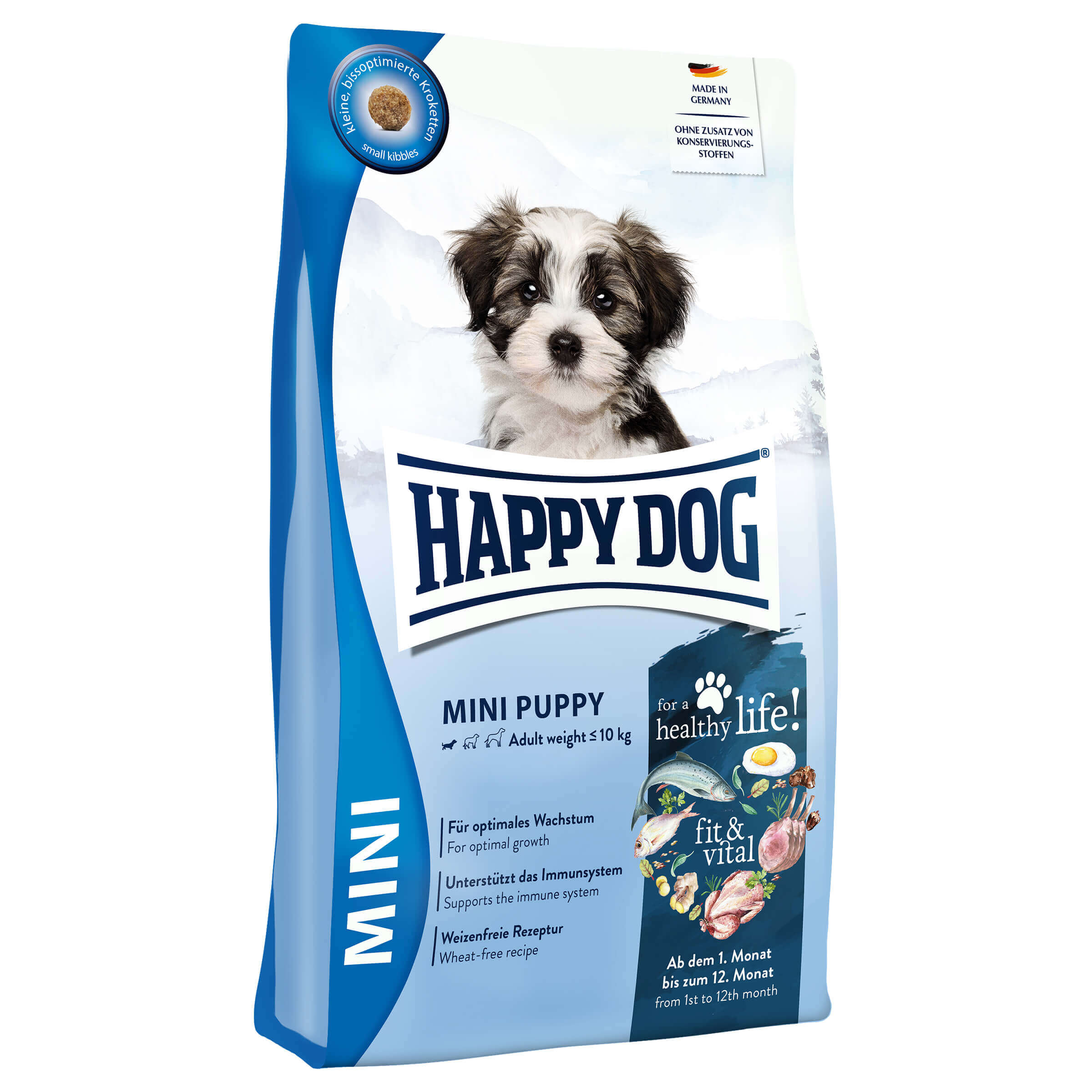 Happy Dog Hundefutter Fit & Vital Mini Puppy 4kg