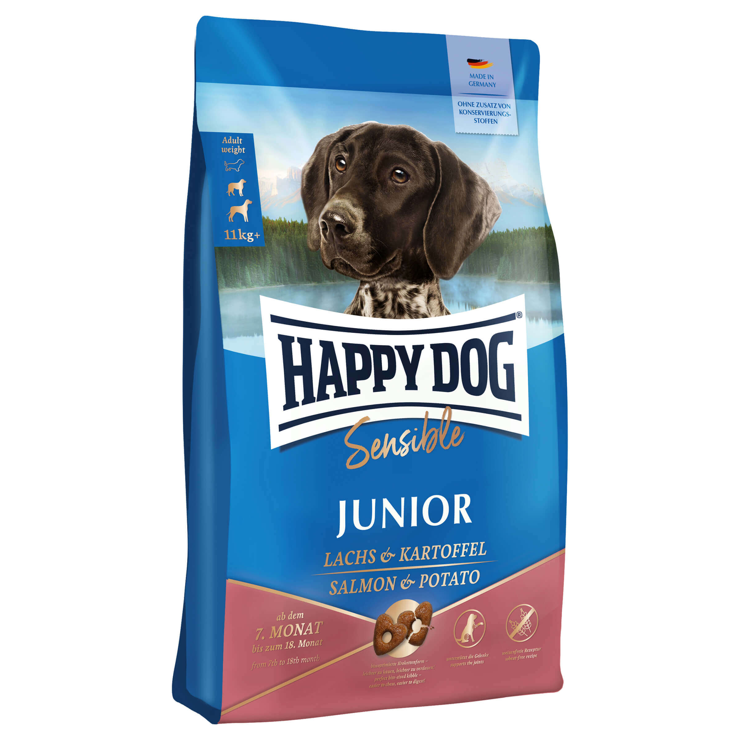 Happy Dog Sensible Junior Lachs & Kartoffel 1kg