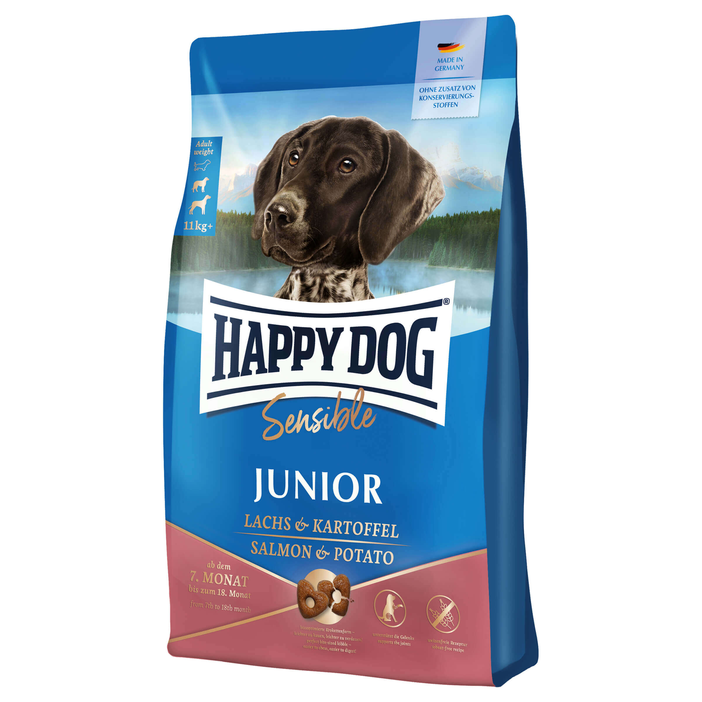 Happy Dog Sensible Junior Lachs & Kartoffel 4kg