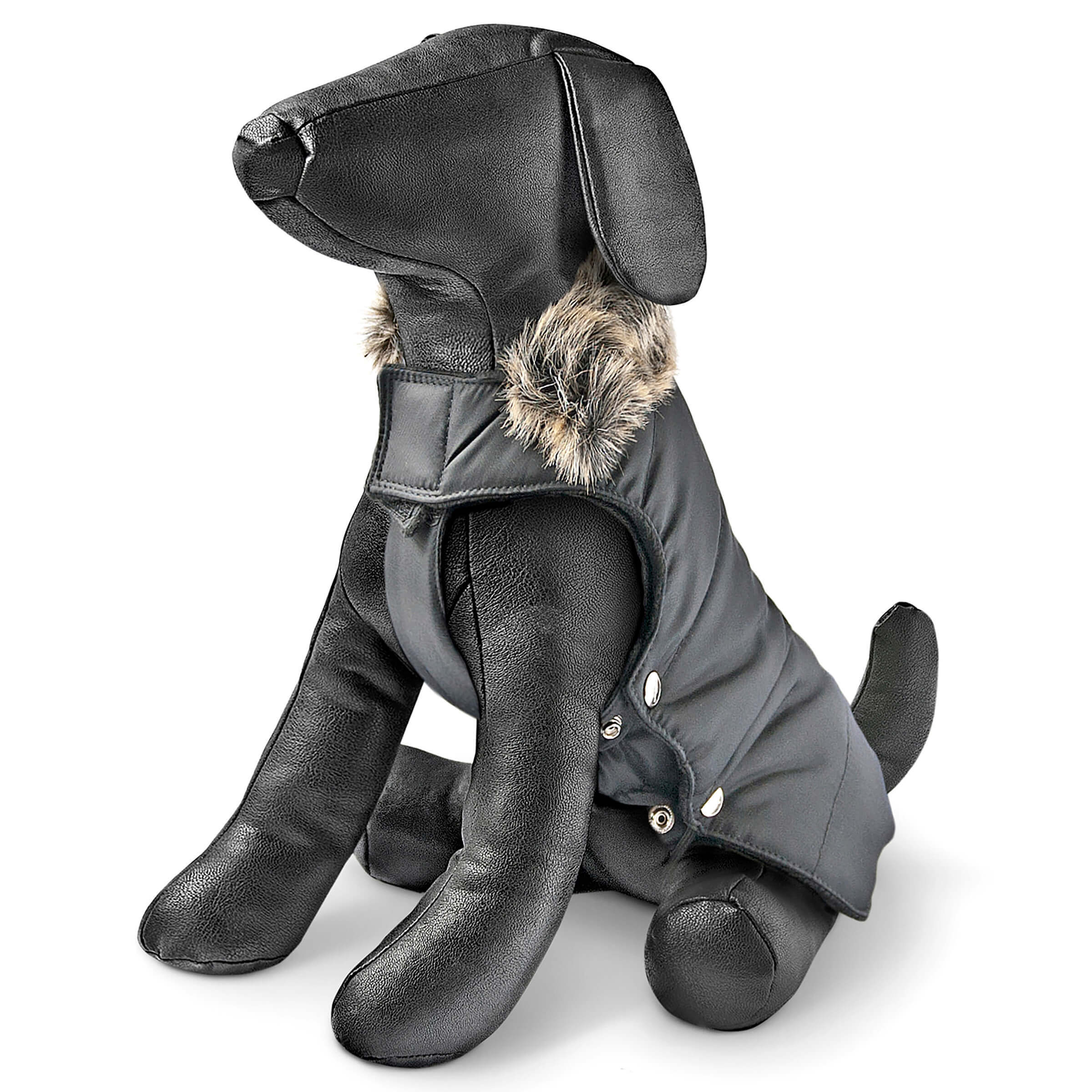 Freezack Mantel Parka schwarz 40cm