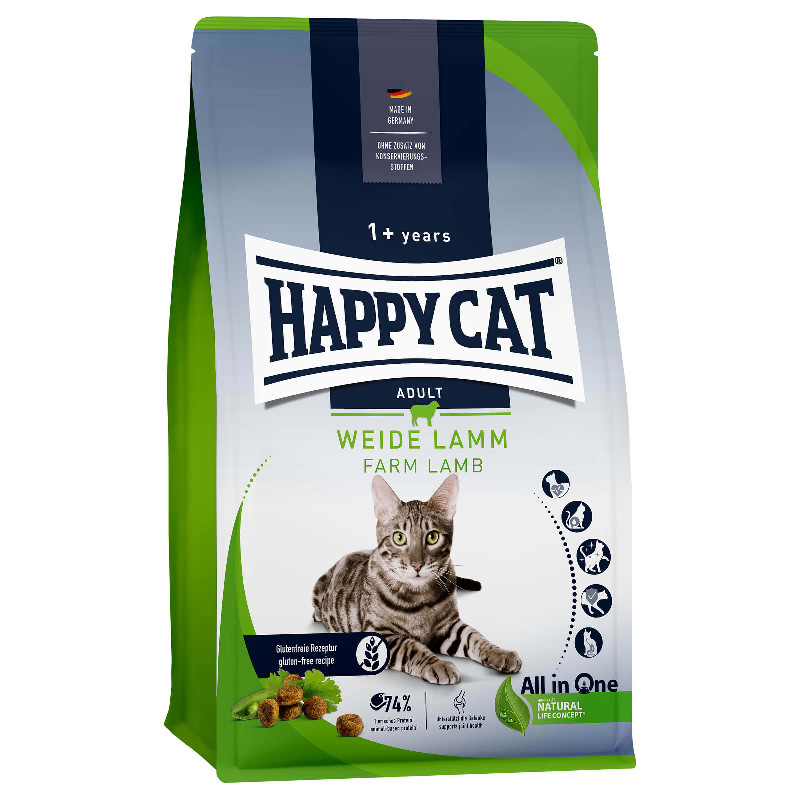Happy Cat Nourriture sèche Culinary Agneau des prés 300g