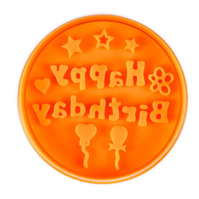 Ausstecher mit Auswerfer Happy Birthday