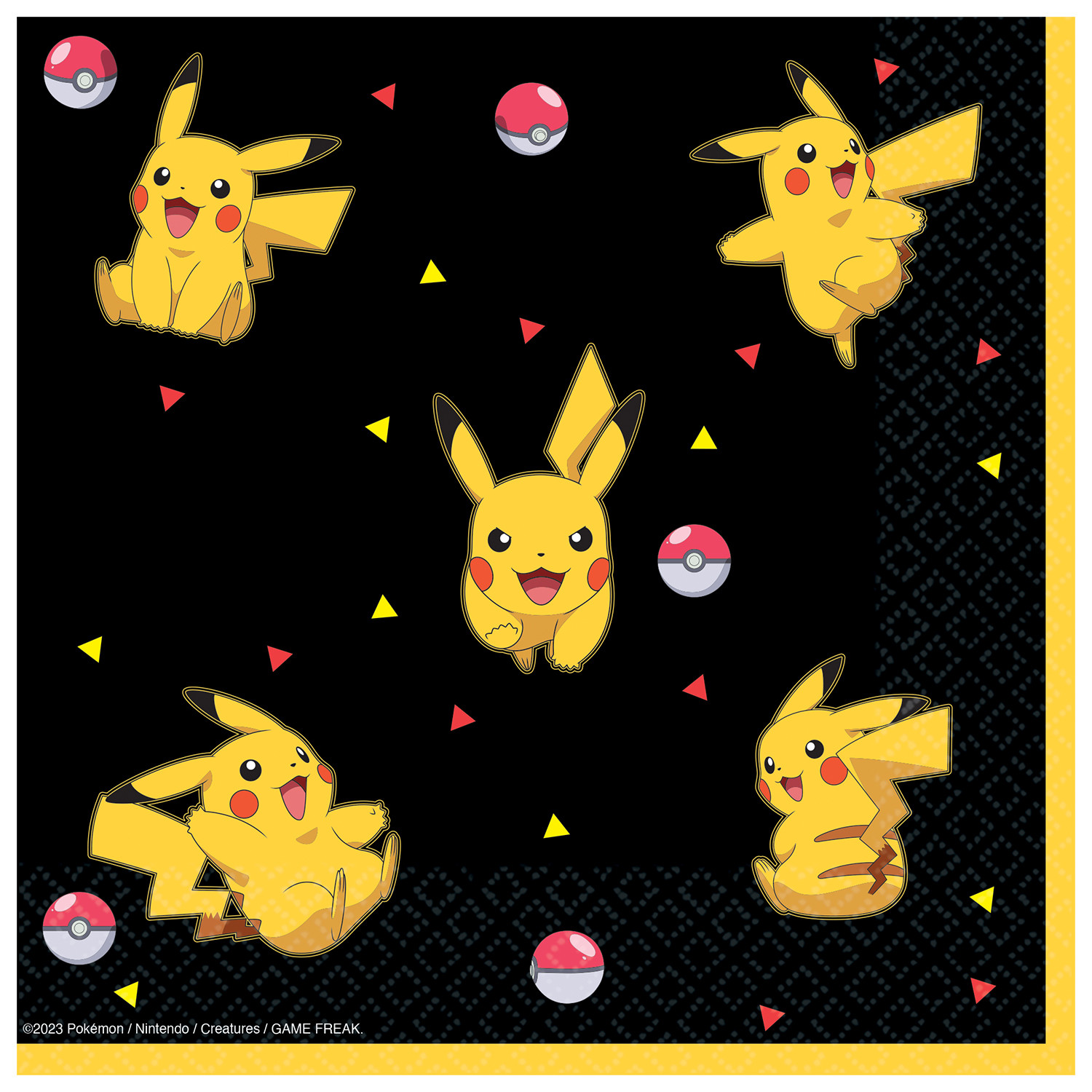 Pokemon Servietten 33 x 33 cm, 16 Stück