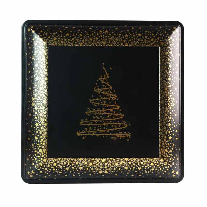 Keksdose Sternenregen, 200 x 200 x 110 mm