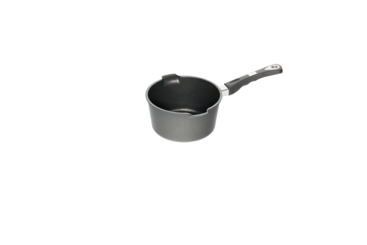 Milch-/Sossentopf D20cm, H11cm 2 Ausgiesser