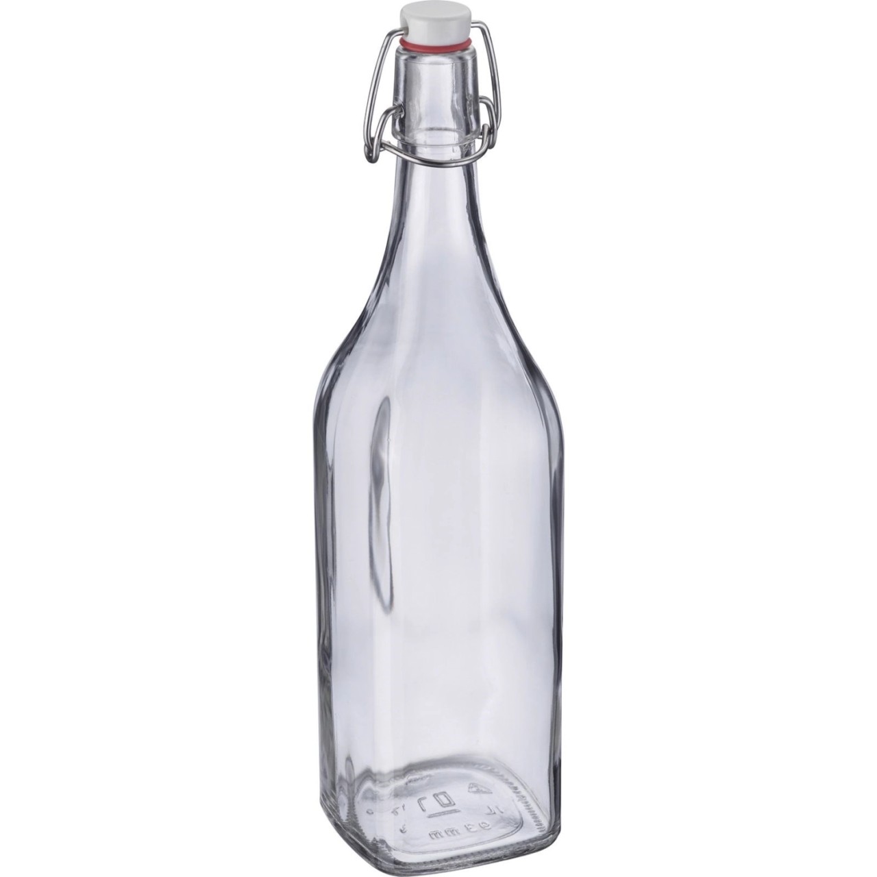 Bügelverschlussflasche 1l, m. Anhänger