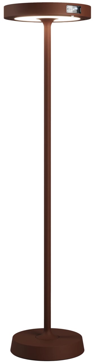 Barbell Solar L Stehlampe D40cm H156.7cm corten