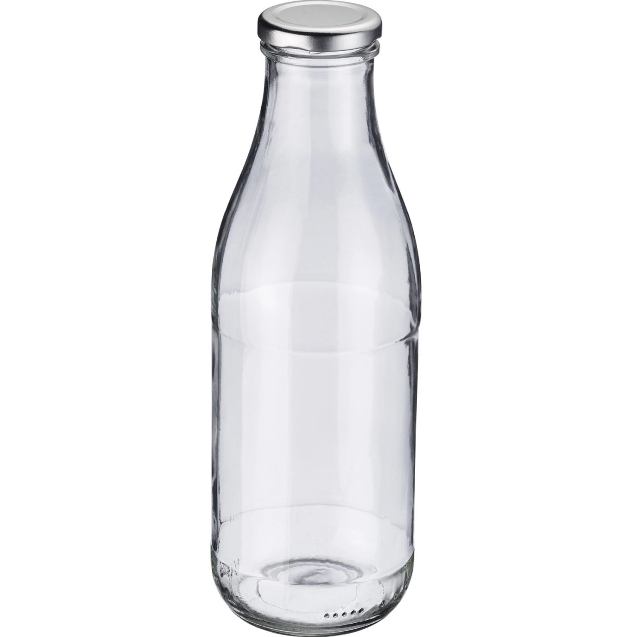 Milch- und Saftflasche 1 L, rund