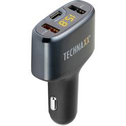 Technaxx Zigarettenanzünderadapter QC3.0 & USB-C-Port Car Charger Belastbarkeit Strom max.=3.4 A