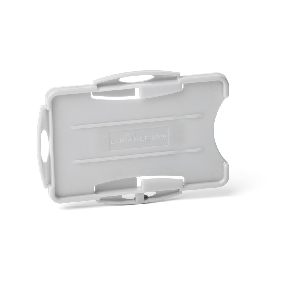 DURABLE Ausweishalter ECO für 2 Karten, grau, 20 Stk/VE