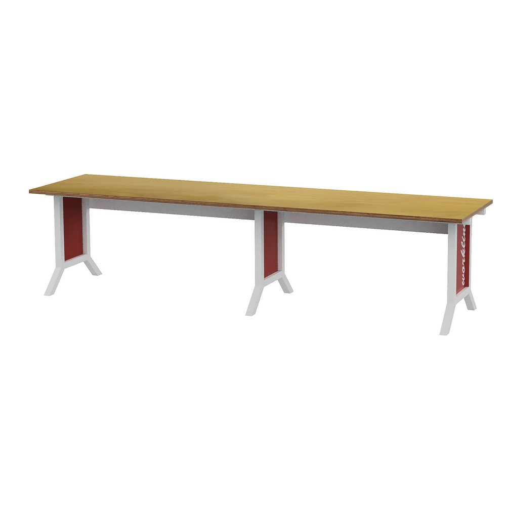 Bedrunka+Hirth Arbeitsplatzsystem-Set, 2-teilig, elektrische Höhenverstellung, rubinrot