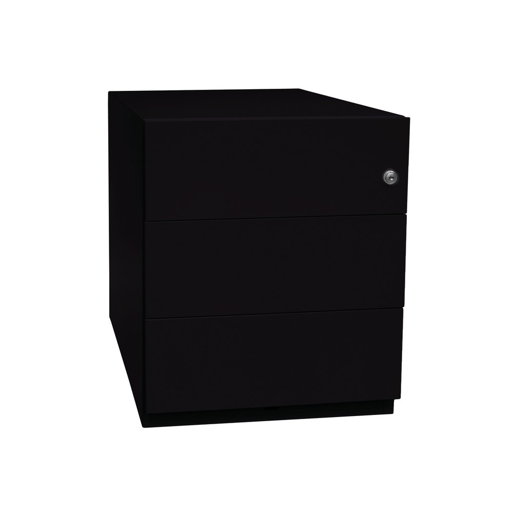 Rollcontainer Note™, HxBxT 495 x 420 x 565, 3 Schubladen, schwarz