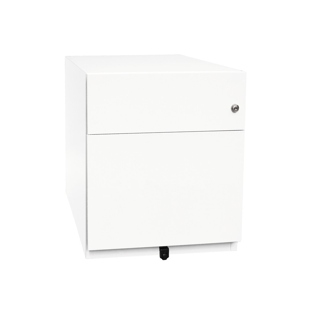 Rollcontainer Note™ mit Hängeregister und Schublade, HxBxT 495 x 420 x 565 mm, weiss