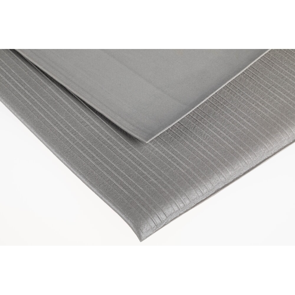 Miltex Anti-Ermüdungsmatte Yoga Meter Basic aus PVC, gerillt, BxL 18,3 m x 900 mm