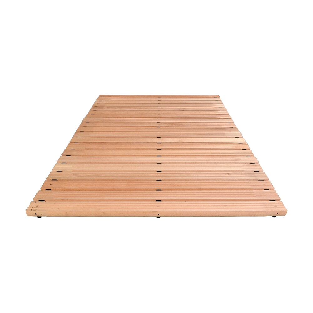 Miltex Arbeitsplatzmatte Yoga Holzrost, ohne Auffahrkeile und Abschrägung, 1.000 mm