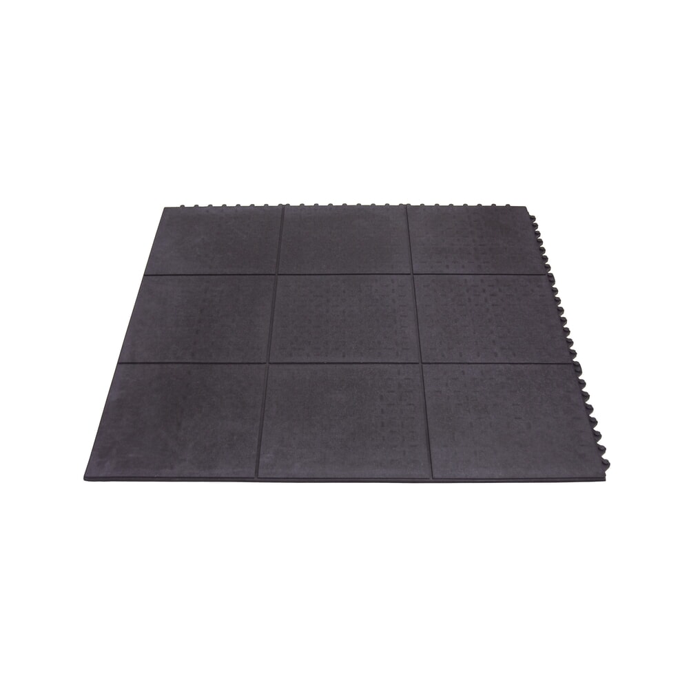 Miltex Anti-Ermüdungsmatte Yoga Solid Spark für Schweissarbeitsplätze, BxL 900 x 900 mm