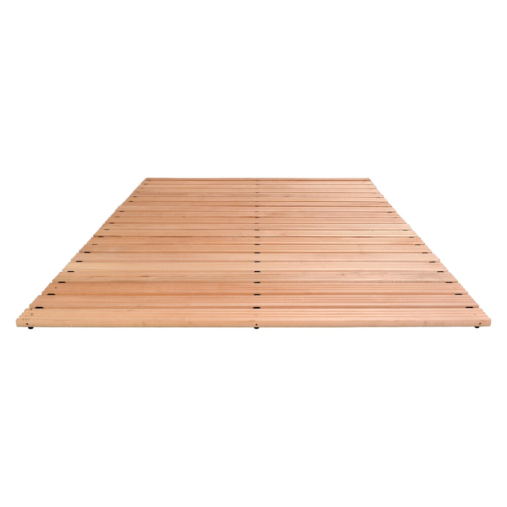 Miltex Arbeitsplatzmatte Yoga Holzrost, ohne Auffahrkeile und Abschrägung, 1.500 mm