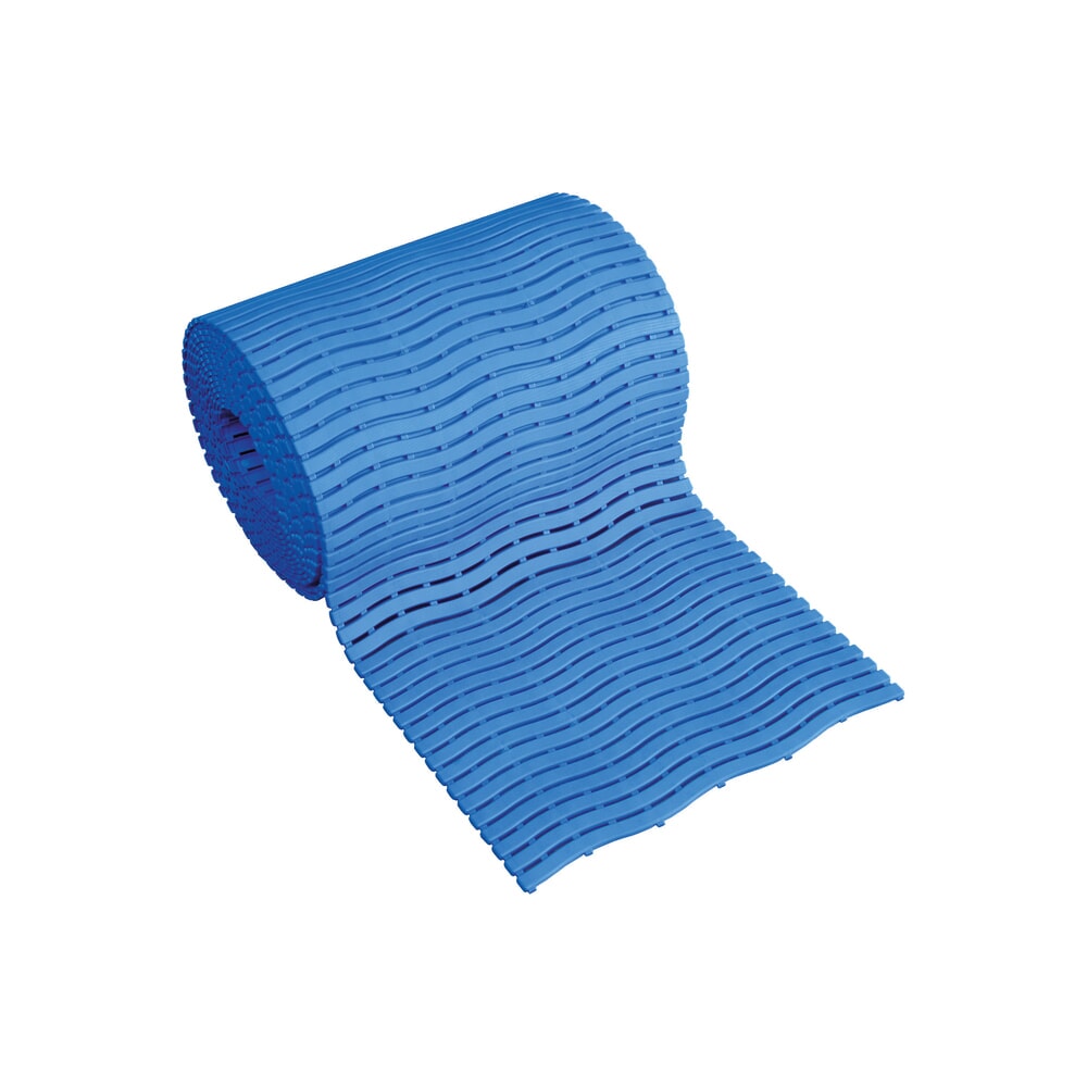 Miltex Gittermatte Yoga Spa Basic, PE, Zuschnitt pro lfm, BxL 600 x 1.000 mm, blau