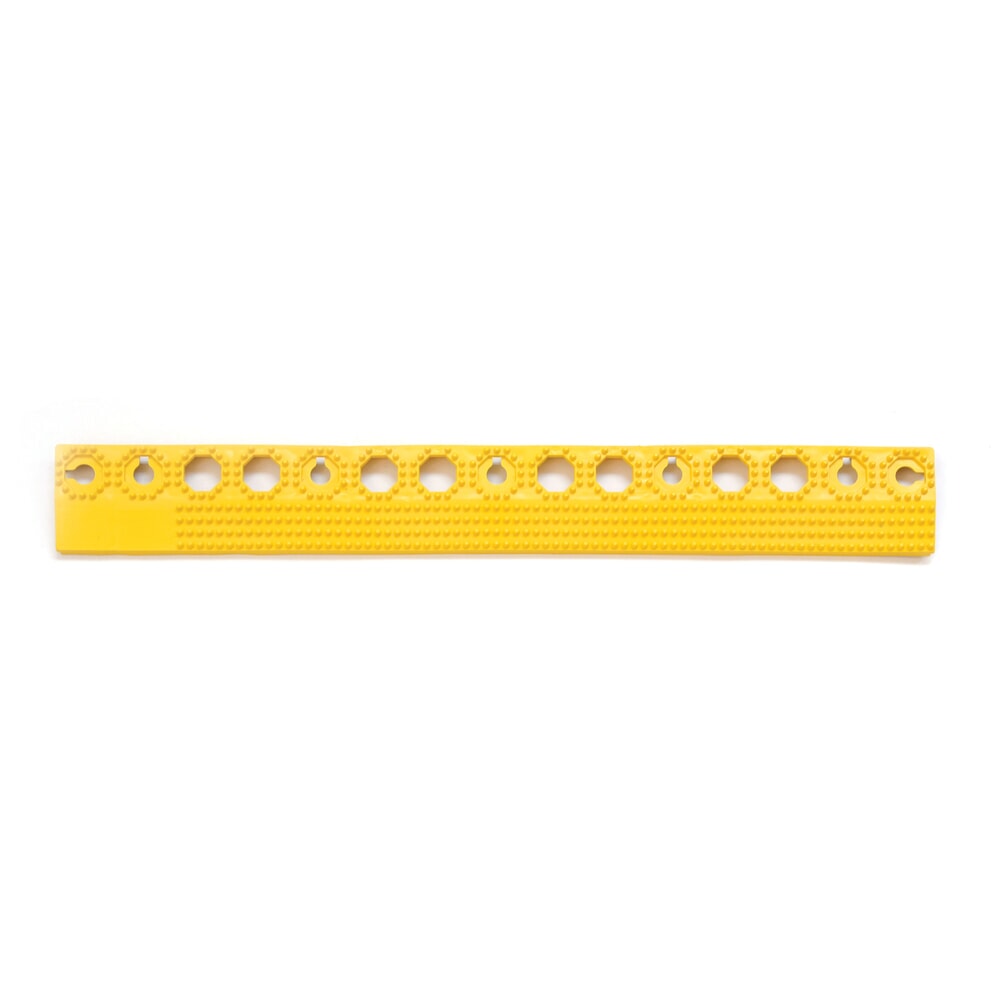 Miltex Kantenleiste für Anti-Rutschmatte Yoga Grip Ultra, weiblich, gelb
