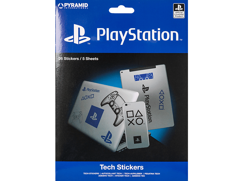 PYRAMID PlayStation - Tech-Aufkleber (Mehrfarbig)
