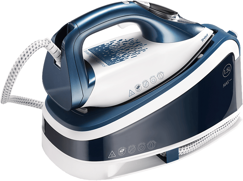 TRISA Comfort Steam i5820 - Dampfbügelstation (Blau/Weiss/Schwarz)