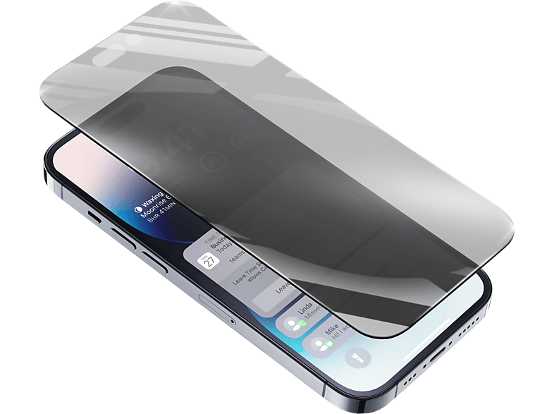 CELLULARLINE Top Secret Glass - Schutzglas (Passend für Modell: Apple iPhone 14 Pro Max)