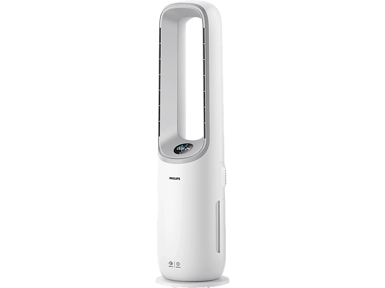 PHILIPS Air Performer 7000 series AMF765/10 - 2-in-1-Luftreiniger mit Kühlfunktion (70 m², Wolkenweiss/Hellgrau)