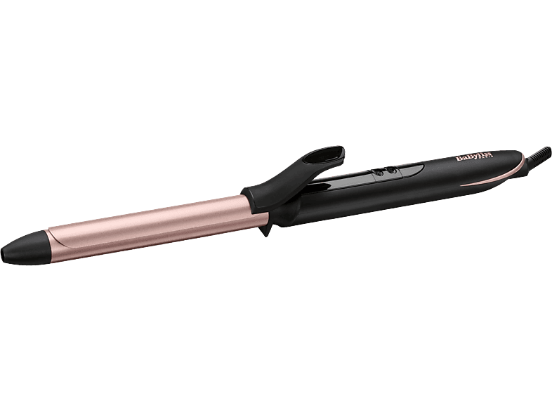 BABYLISS C450E 19 mm Quartz - Lockenstab (Schwarz/Rosa)