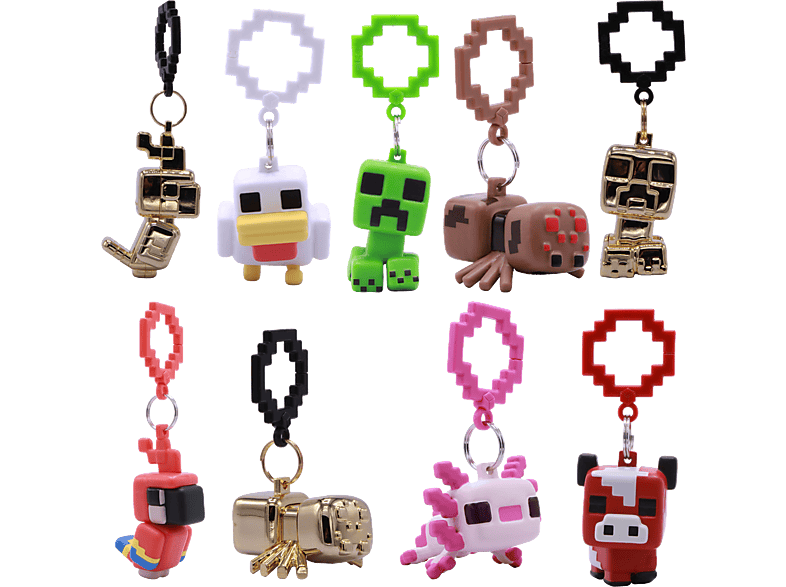 JUST TOYS Minecraft Backpack Hangers - Blind Box Anhänger-Figur (Mehrfarbig)