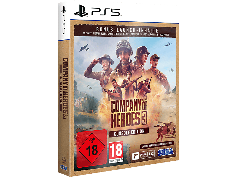 Company of Heroes 3: Launch Edition (Metal Case) - PlayStation 5 Deutsch